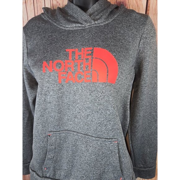 The North Face Womens Grey & Red Pullover Hoodie Small - Picture 4 of 8